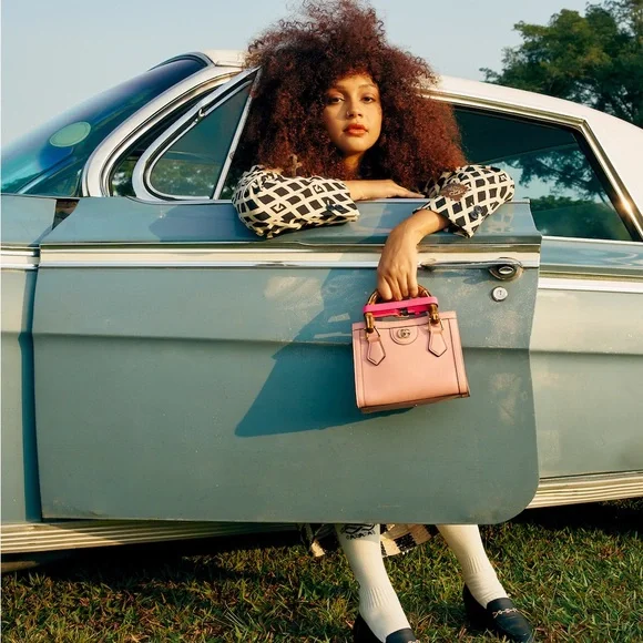 ✨ NWOT GUCCI Diana mini tote bag - Picture 7 of 17